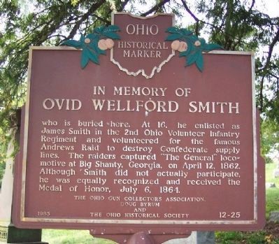 Ovid Wellford Smith Marker image. Click for full size.