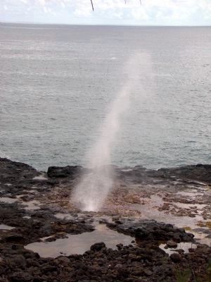 A Spouting Horn Spouting image. Click for full size.