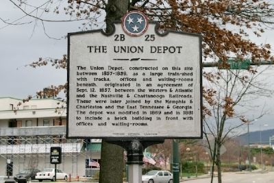 The Union Depot Marker. Click for full size. The Union Depot Marker image. Click for full size.