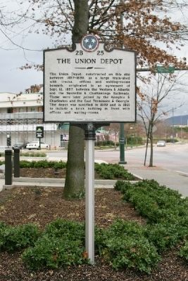 The Union Depot Marker. Click for full size. The Union Depot Marker image. Click for full size.