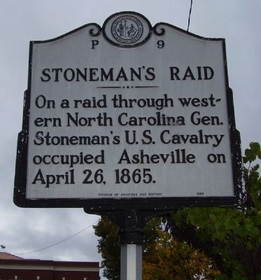 Stoneman's Raid Marker. Click for full size. Stoneman's Raid Marker image. Click for full size.