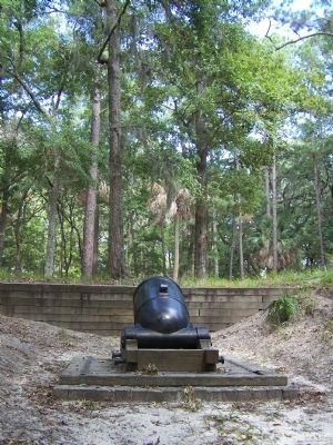 A mortar used at Fort McAllister image. Click for full size.