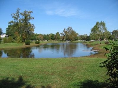 One of the Mountain Run Lakes, Yowell Meadow Park image. Click for full size.