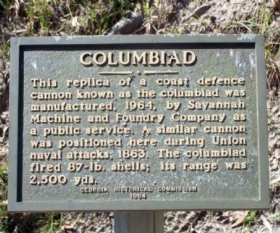 Columbiad Marker image. Click for full size.