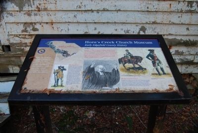 Horn's Creek Church Marker. Click for full size. Horn's Creek Church Marker image. Click for full size.