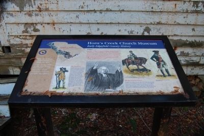 Horn's Creek Church Marker image. Click for full size.