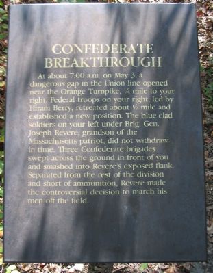 Confederate Breakthrough Marker image. Click for full size.