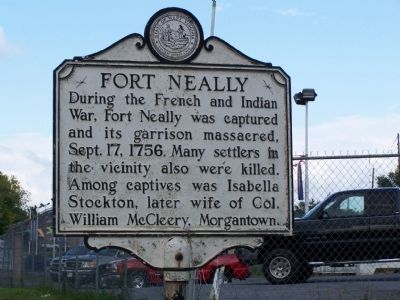 Fort Neally Marker. Click for full size. Fort Neally Marker image. Click for full size.