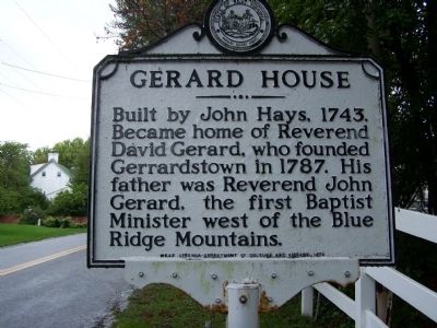Gerard House Marker image. Click for full size.