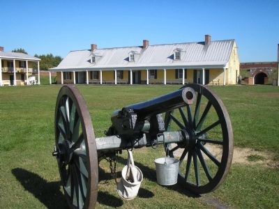 Soldiers’ Barracks in Fort Mifflin image. Click for full size.