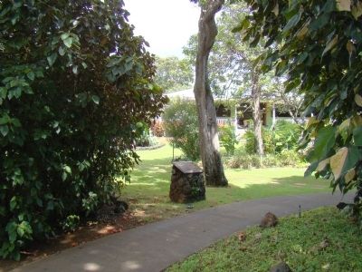 Pā‘ū a Laka (Moir Gardens) Marker. Click for full size. Pā‘ū a Laka (Moir Gardens) Marker image. Click for full size.