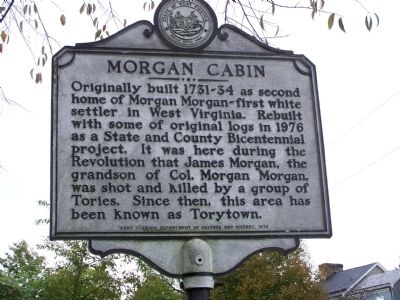 Morgan Cabin Marker image. Click for full size.