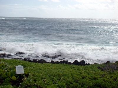 Sacred Fishing Grounds and Marker. Click for full size. Sacred Fishing Grounds and Marker image. Click for full size.
