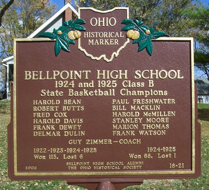 Bellpoint High School Marker (side B)