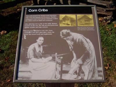 Corn Cribs Marker image. Click for full size.