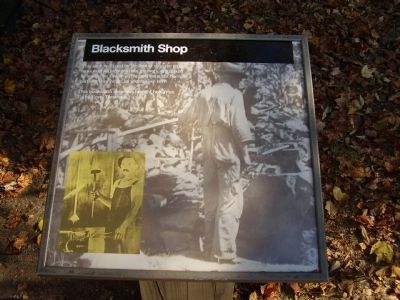 Blacksmith Shop Marker. Click for full size. Blacksmith Shop Marker image. Click for full size.