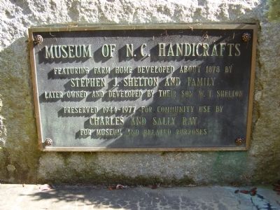 Museum Of N.C. Handicrafts Marker image. Click for full size.