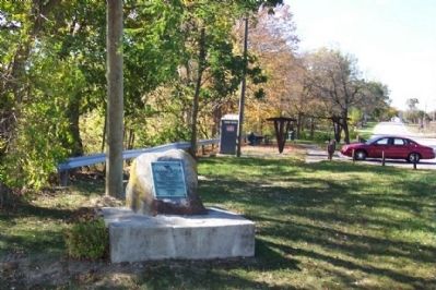 Ewing Memorial Rock at its Second Location image. Click for full size.