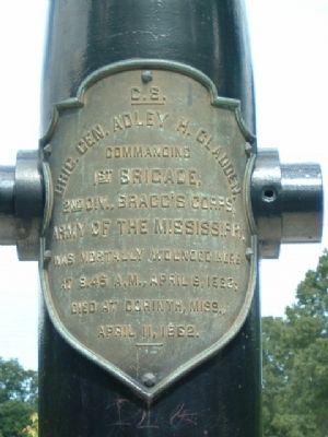 Gladden Mortuary Monument Marker. Click for full size. Gladden Mortuary Monument Marker image. Click for full size.