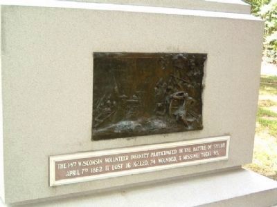 Wisconsin State Monument Marker image. Click for full size.