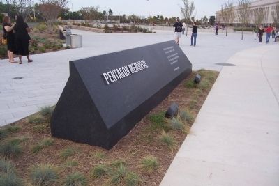 Pentagon Memorial Marker - Panel 1 image. Click for full size.