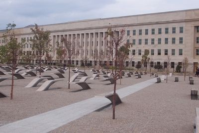 Pentagon Memorial image. Click for full size.