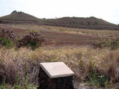 Pu�uwanawana Volcanic Cone Marker image. Click for full size.
