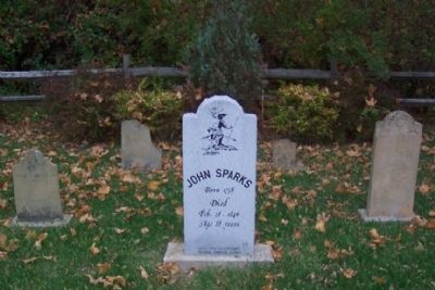 John Sparks Grave Marker image. Click for full size.