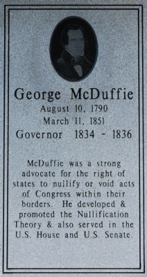 George McDuffie Marker image. Click for full size.
