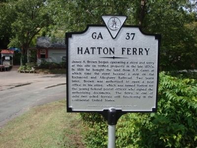 Hatton Ferry Marker image. Click for full size.