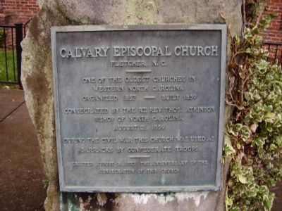 Calvary Episopal Church Marker. Click for full size. Calvary Episopal Church Marker image. Click for full size.