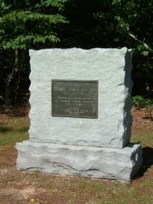 19th Alabama Monument. Click for full size. 19th Alabama Monument image. Click for full size.