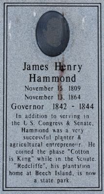 James Henry Hammond Marker image. Click for full size.