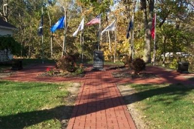 Lockbourne Veterans' Memorial. Click for full size. Lockbourne Veterans' Memorial image. Click for full size.