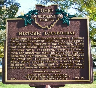 Historic Lockbourne Marker image. Click for full size.