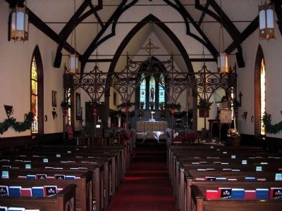 Interior of Historic Emmanuel Episcopal Church. Click for full size. Interior of Historic Emmanuel Episcopal Church image. Click for full size.