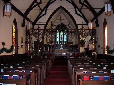 Interior of Historic Emmanuel Episcopal Church image. Click for full size.
