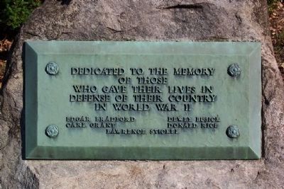 Galloway World War II Memorial image. Click for full size.