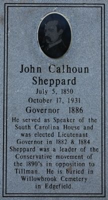 John Calhoun Sheppard Marker image. Click for full size.