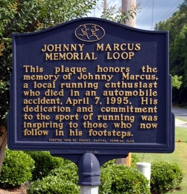 Johnny Marcus Memorial Loop Marker. Click for full size. Johnny Marcus Memorial Loop Marker image. Click for full size.