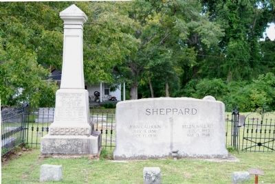 John Calhoun Sheppard Monument and Tombstone. Click for full size. John Calhoun Sheppard Monument and Tombstone image. Click for full size.
