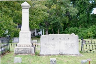 John Calhoun Sheppard Monument and Tombstone image. Click for full size.