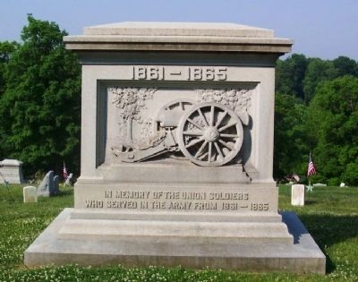 Civil War Union Soldiers Memorial image. Click for full size.