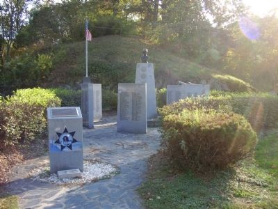 Cherokee Veterans Park Marker. Click for full size. Cherokee Veterans Park Marker image. Click for full size.