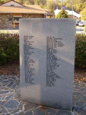 Cherokee Veterans Park Marker. Click for full size. Cherokee Veterans Park Marker image. Click for full size.
