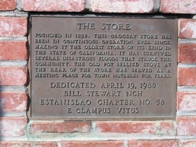Knights Ferry - The Store Marker image. Click for full size.