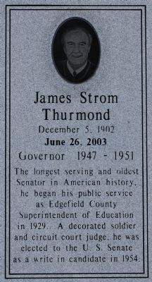 James Strom Thurmond Marker image. Click for full size.