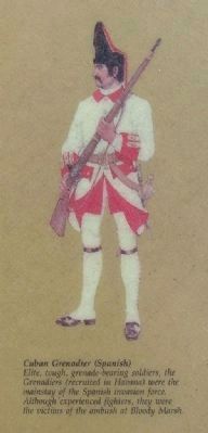 A Clash Of Cultures Marker, Cuban Grenadier (Spanish) image. Click for full size.