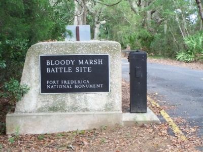 Battle of Bloody Marsh Battle Site - A Clash Of Cultures image. Click for full size.