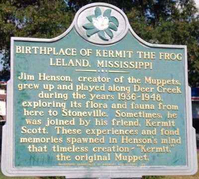 Birthplace of Kermit the Frog Marker image. Click for full size.